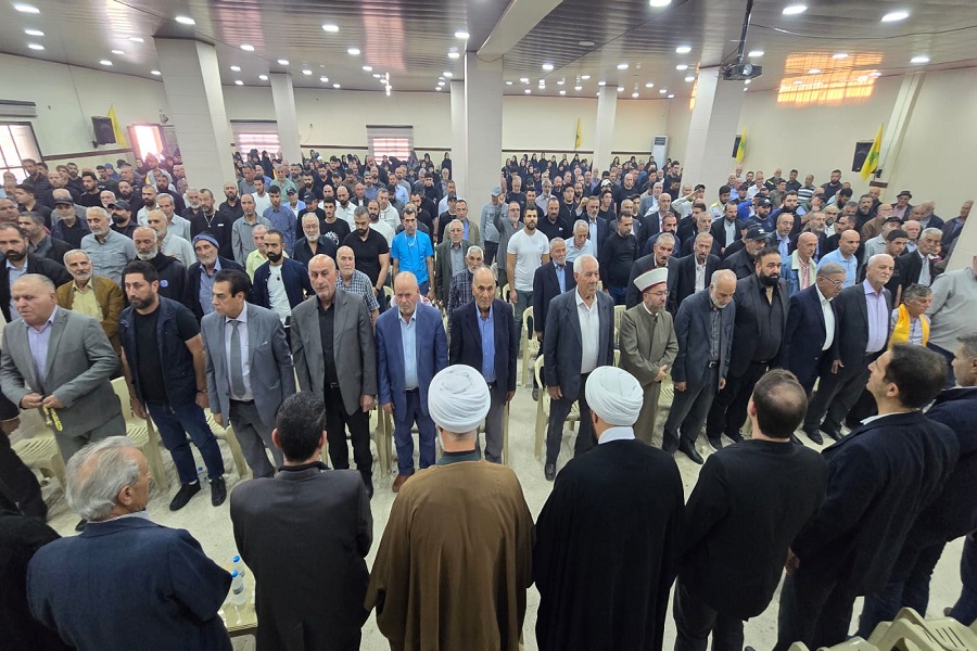 إحياء الذكرى السنوية الأولى لاستشهاد عبد الله العطار في بلدة شعت