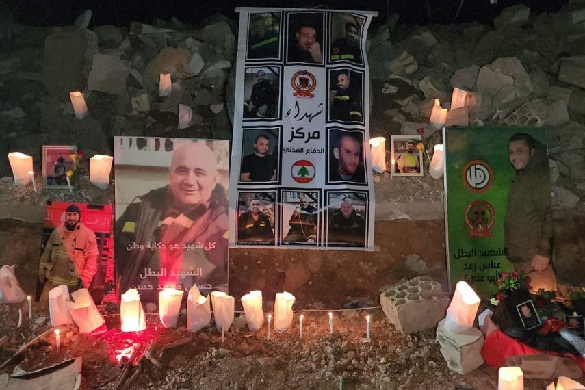 إحياء الذكرى السنوية لشهداء الدفاع المدني والهيئة الصحية في بعلبك الهرمل