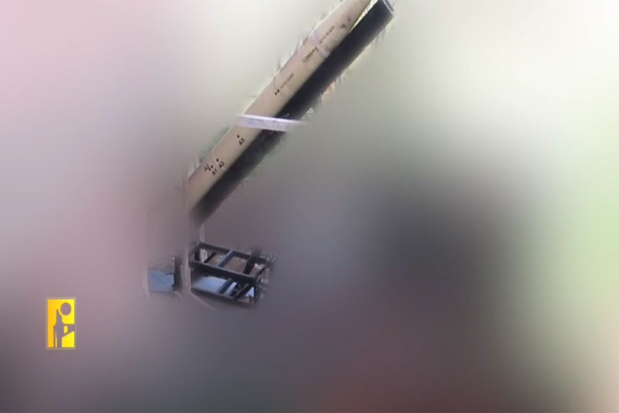 مشاهد من عملية استهداف المقاومة الإسلامية مستوطنة كريات شمونة بصاروخ نوعي 