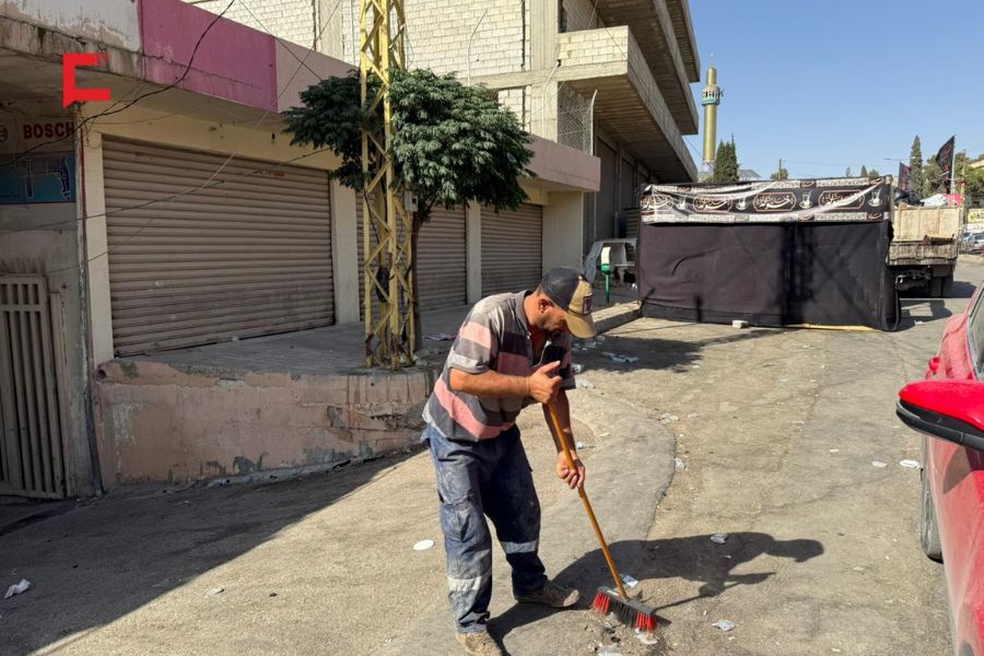 بلدية بعلبك تواكب أربعينية الحسين (ع): جهود نظافة استثنائية بعد المسيرة الحاشدة