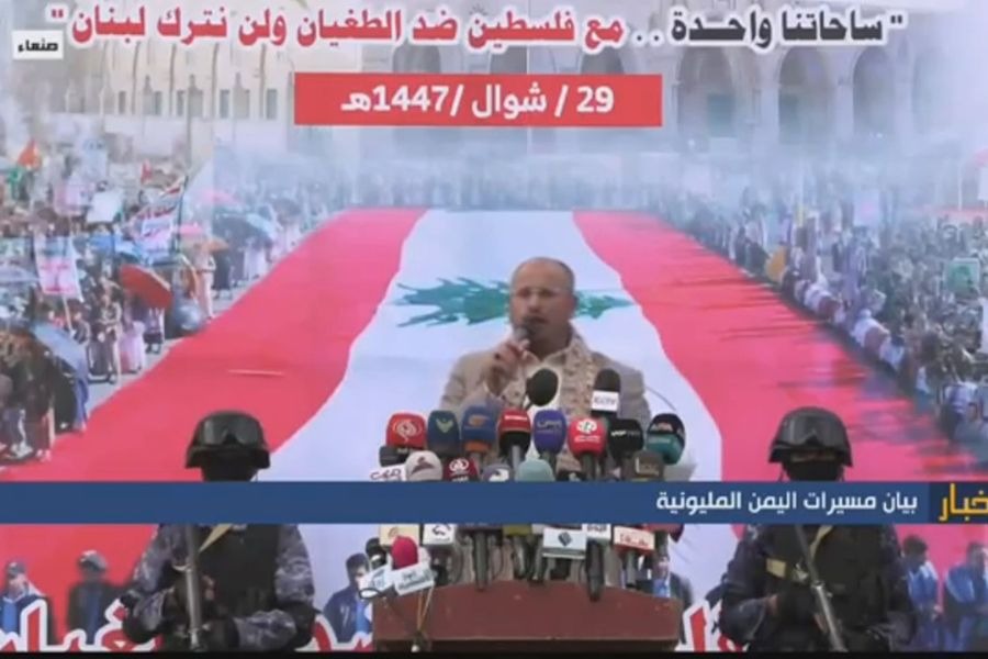 طوفان بشري في صنعاء وتأكيد على أن الصهاينة خطر على لبنان والمنطقة