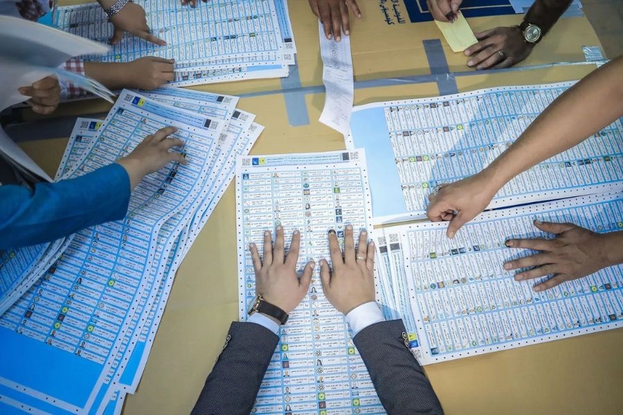 انتهاء التصويت العام في الانتخابات النيابية في العراق وبدء فرز الأصوات 