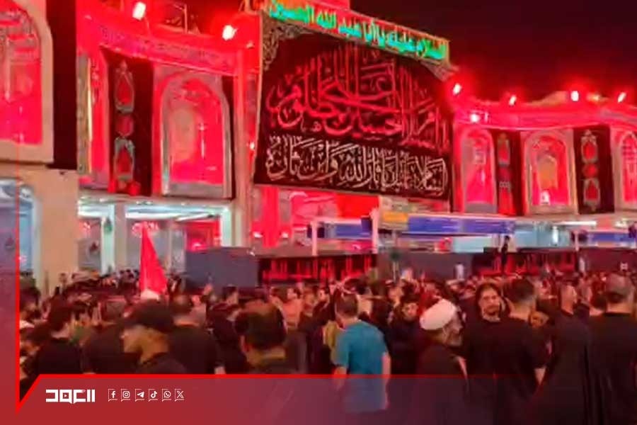 زوار الأربعين يجددون عهدهم لسيد الشهداء (ع): هو رمزٌ للأمة كاملةً