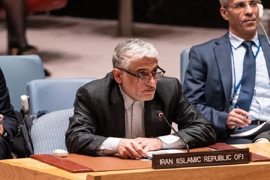 مندوب إيران في مجلس الأمن: الولايات المتحدة بهجومها علينا قرّرت تدمير الدبلوماسية