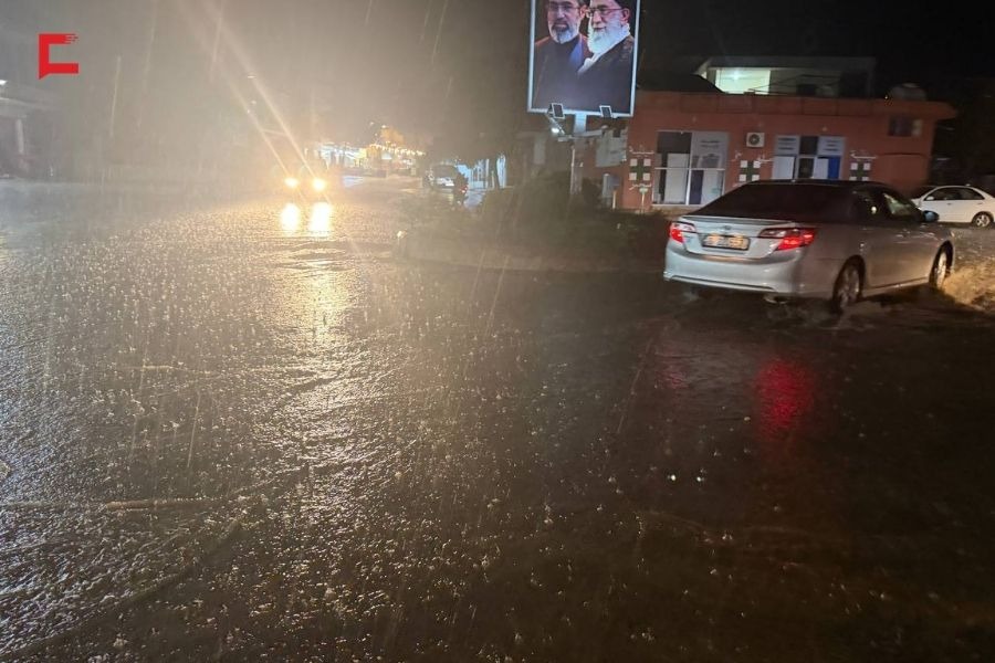 أمطار غزيرة وسيول تغمر طرقات ومنازل في البقاع الغربي 