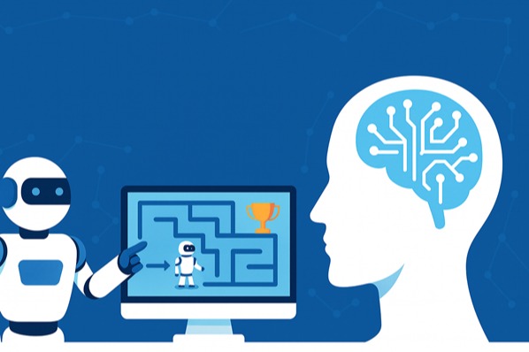 كيف يتعلّم الذكاء الاصطناعي من التجربة؟ قصة التعزيز الذاتي في عقول الآلات