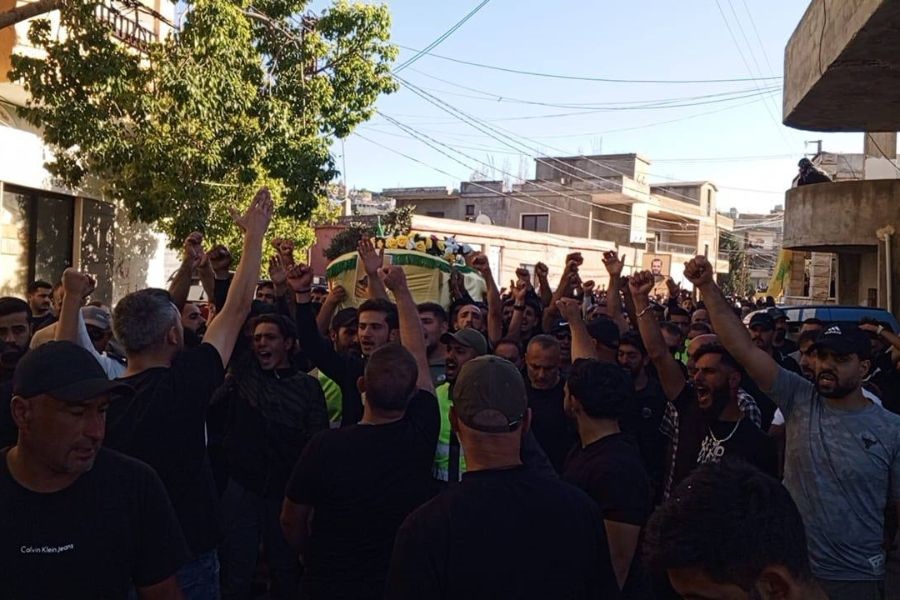 حزب الله وجماهير المقاومة يشيّعون الشهيد علي قرعوني في كفرا