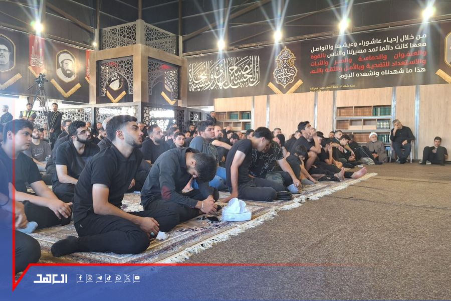 بالصور: المجلس العاشورائي الصباحي في مرقد الشهيد الأسمى (رض)