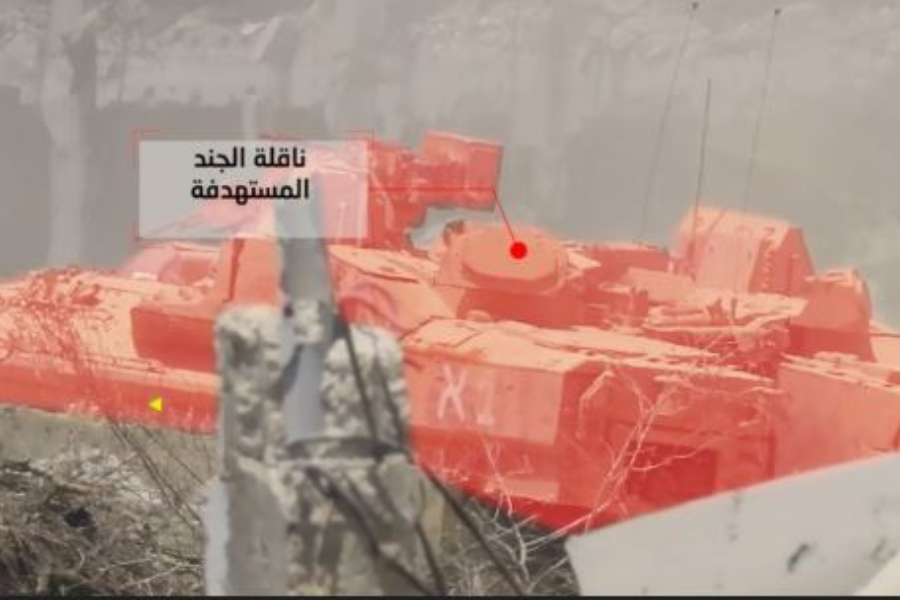  بالفيديو| سرايا القدس تستهدف ناقلة جند بهدف أسر عدد من جنود العدو شرق خان يونس