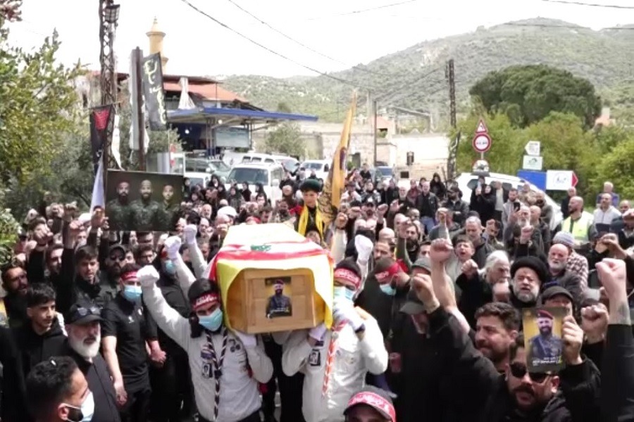 بلدة بنهران الكورانية تشييع الشهيد جعفر سليم 