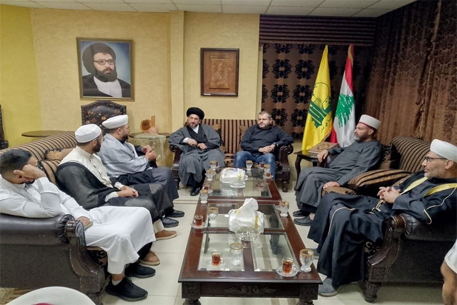حزب الله بحث مع وفد من علماء رابطة 
