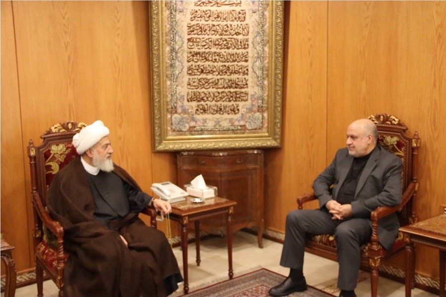 الشيخ الخطيب استقبل السفير الإيراني في زيارة وداعية