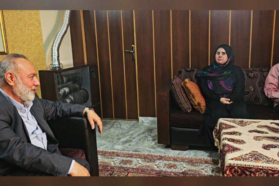 النمر زار الجريحة روان الموسوي: شريكة في المقاومة ووسامها الشهادة الحية 