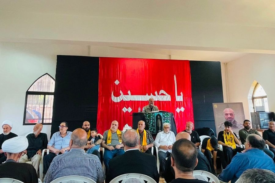 تقبّل التعازي بالشهيد الإعلامي محمد الحاج حسين في بنهران – الكورة