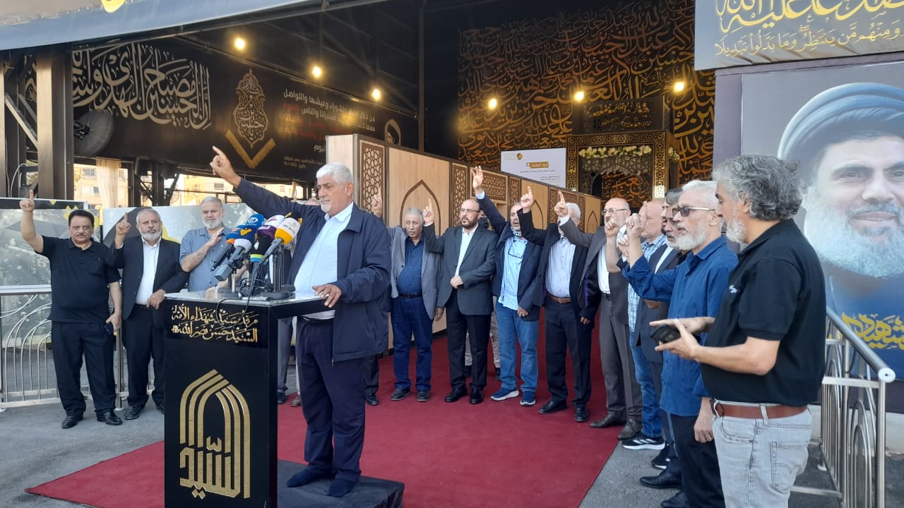 وفد التحالف الوطني الفلسطيني في مرقد السيد الأسمى: ماضون على نهجه