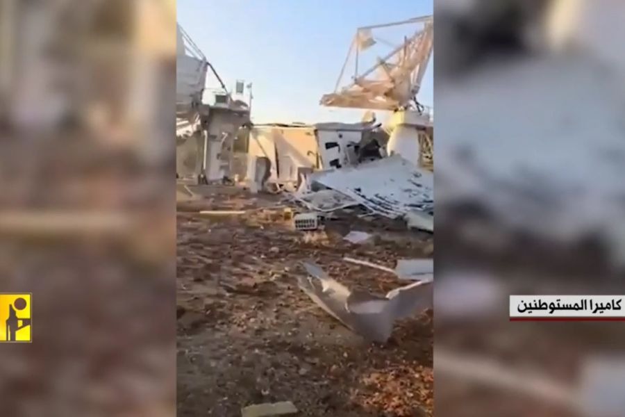 فيديو| استهداف محطة الإتصالات الفضائية التابعة لجيش العدو في وادي 