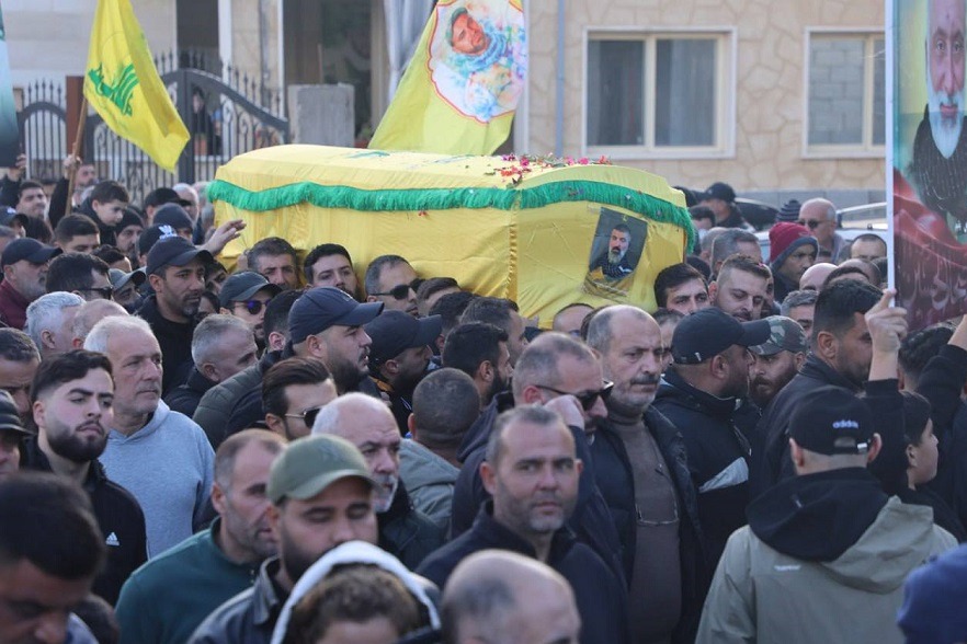 تشييع الشهيد محمد علاء الدين في مجدل سلم