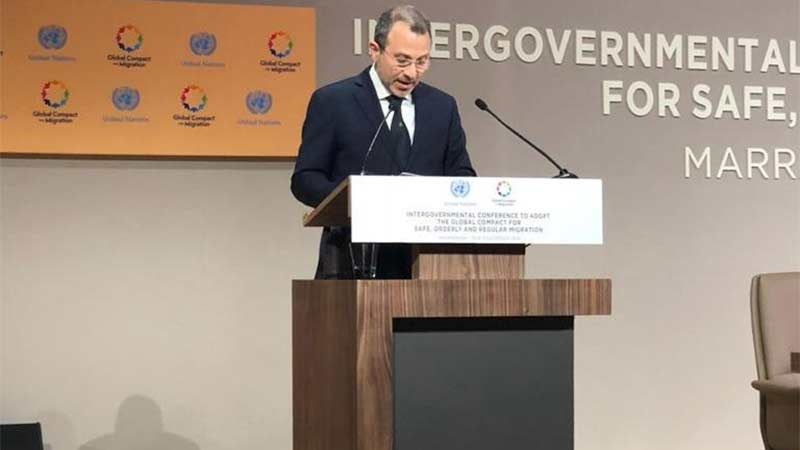 باسيل في مؤتمر 