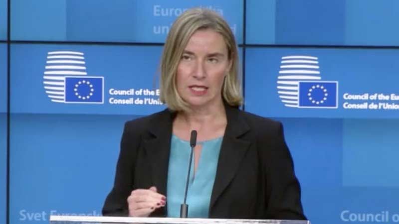 موغيريني: تنفيذ الآلية المالية مع ايران خلال الاسابيع القادمة