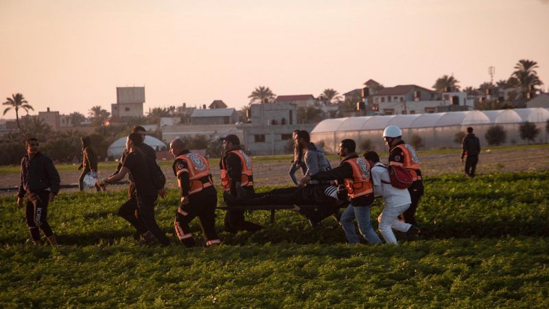 إصابة 15 فلسطينيًا برصاص الاحتلال في جمعة