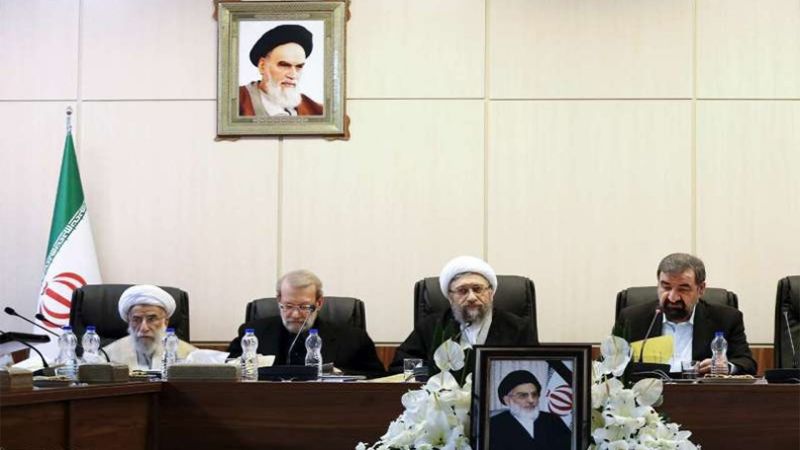 الرئيس الجديد لمجمع تشخيص مصلحة النظام يؤكد على اتباع توجيهات الامام الخامنئي