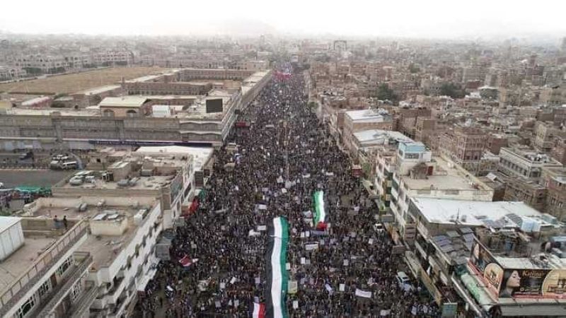 مسيرات حاشدة في اليمن ترفض التطبيع: