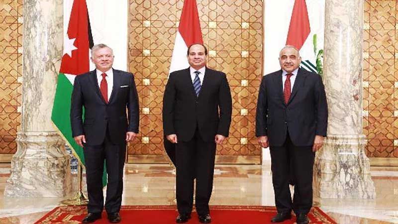 البيان الختامي للقمة الثلاثية بين مصر والعراق والأردن: مكافحة الإرهاب وداعميه