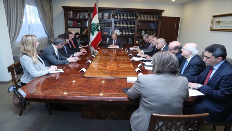 عون لوفد أميركي: نرفض جعل مزارع شبعا وتلال كفرشوبا تحت