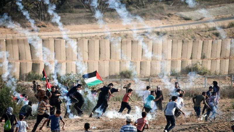 إصابة عشرات الفلسطينيين في