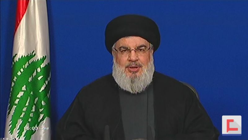 كلمة الأمين العام لحزب الله سماحة السيد حسن نصر الله التي ألقاها عبر الشاشة حول التطورات الأخيرة 25-10-2019