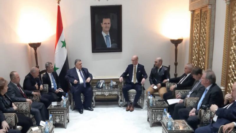 الوفد الألماني الزائر لسوريا لـ