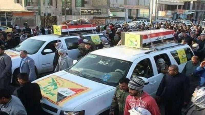 العراق: تشييع شهداء كتائب
