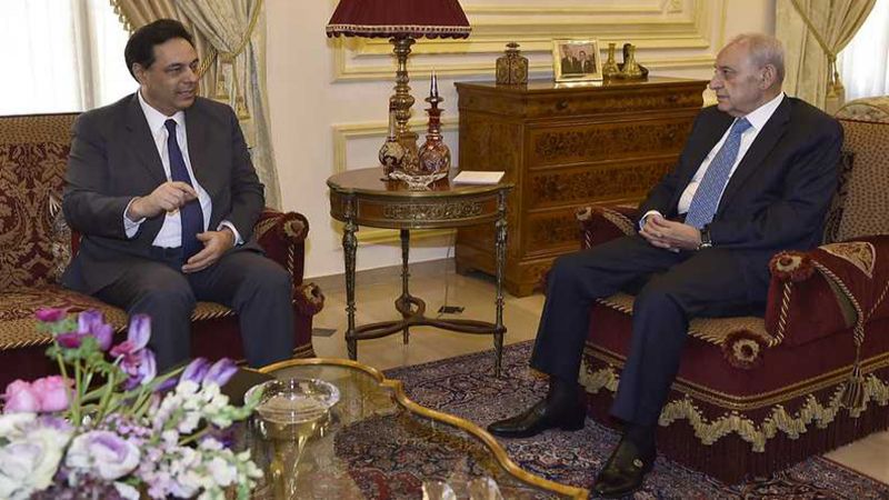 لقاء إيجابي بين بري ودياب والحكومة على عتبة التأليف