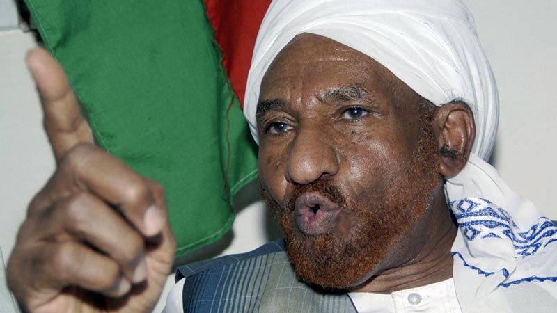 زعيم حزب الامة القومي السوداني يرفض التطبيع مع العدو الصهيوني