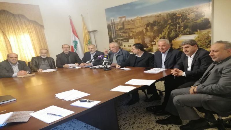 تكتل بعلبك الهرمل: لإلغاء كل الأنشطة والإجتماعات غير الضرورية
