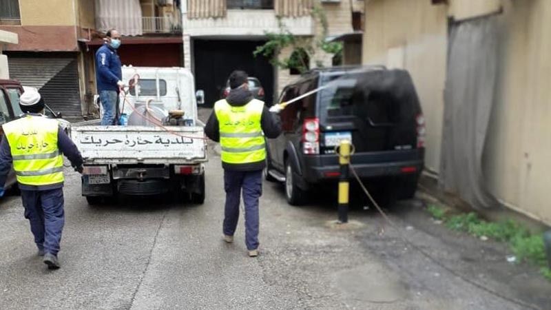 المناطق اللبنانية تواصل اجراءات الوقاية لمكافحة 