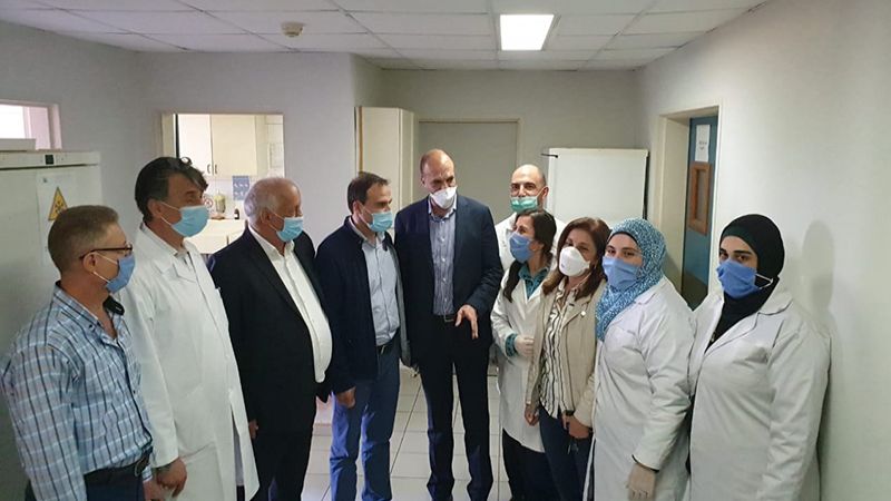 وزير الصحة: رفع عدد الفحوص الى الـ1500 الأسبوع المقبل