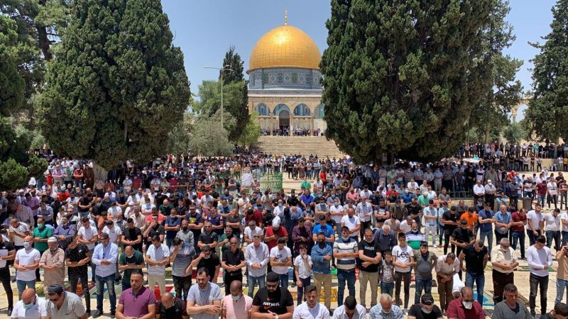 صلاة الجمعة في الأقصى للمرة الأولى منذ انتشار