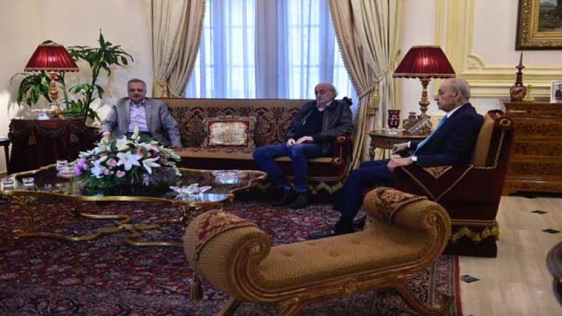 لقاء مصالحة بين جنبلاط وأرسلان برعاية الرئيس بري في عين التينة خليل: تشكيل لجنة لمناقشة كل القضايا الدرزية الخلافية