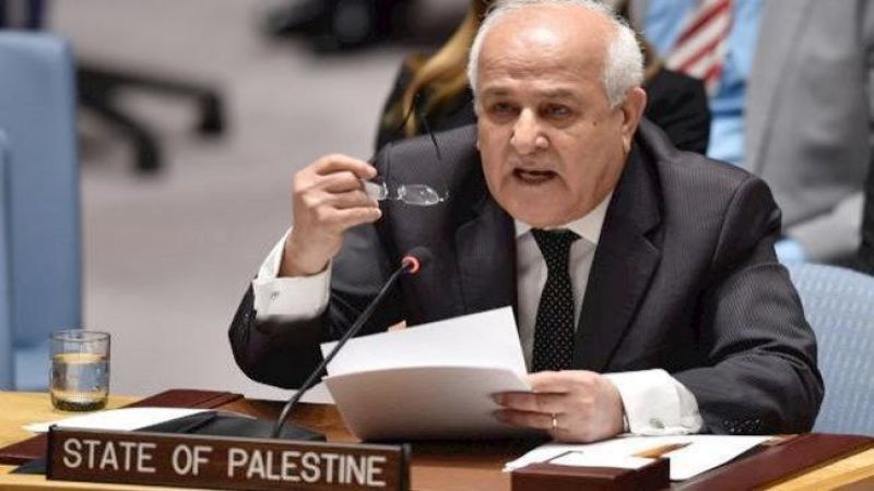 مندوب فلسطين في الأمم المتحدة: لإدراج