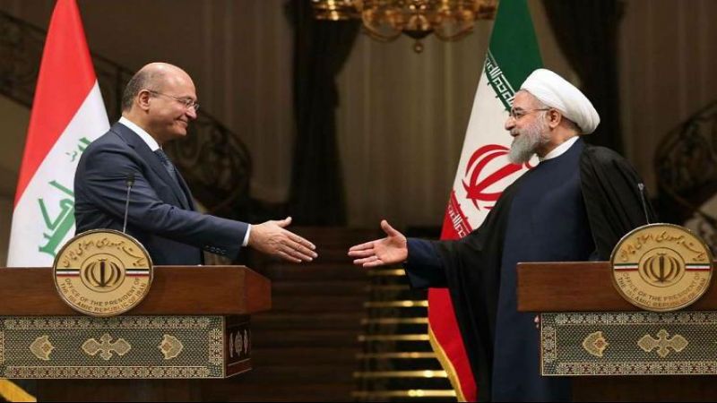روحاني وصالح .. لتعزيز العلاقات بين طهران وبغداد وتنفيذ الإتفاقيات الموقعة