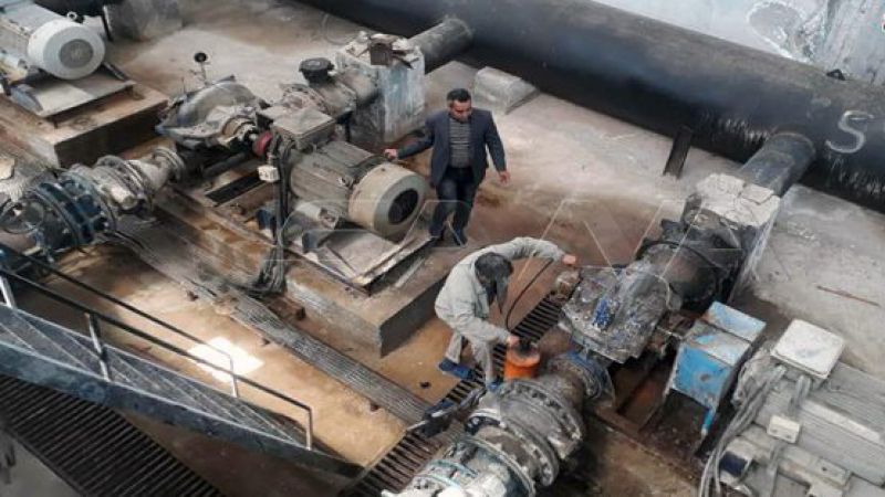 سوريا تكسر الحصار التركي عن مياه الحسكة