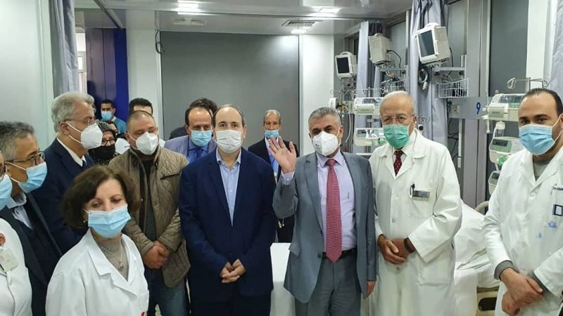 قسمٌ للعناية الفائقة الخاصة بكورونا في مستشفى الدلاعة بصيدا
