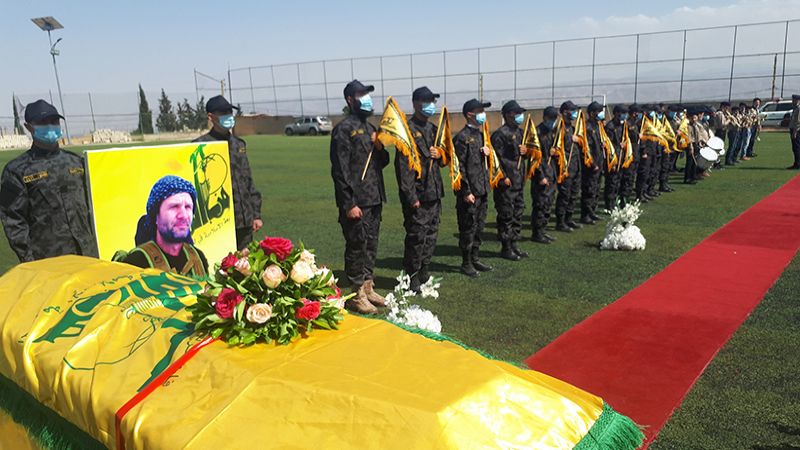 حزب الله يشيّع الفقيد المجاهد ميلاد قانصوه الى مثواه الأخير في الهرمل