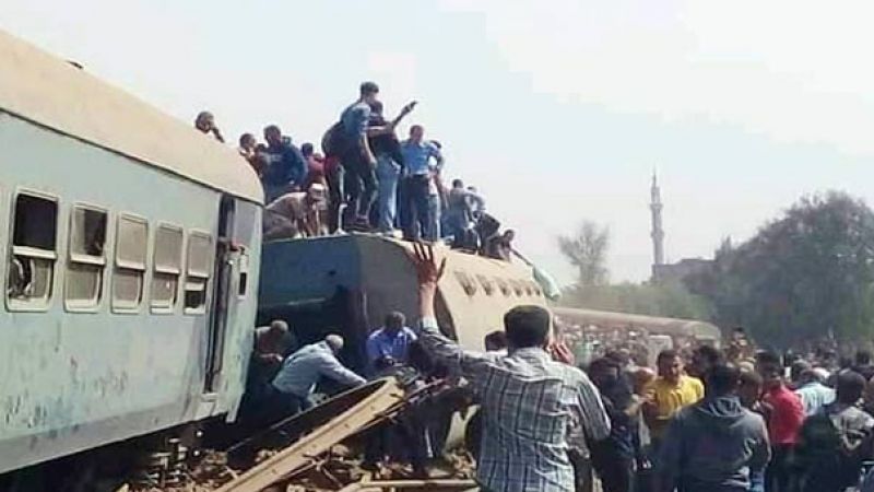 وزارة الصحة المصرية تعلن عن 97 إصابة في حادث قطار القاهرة المنصورة