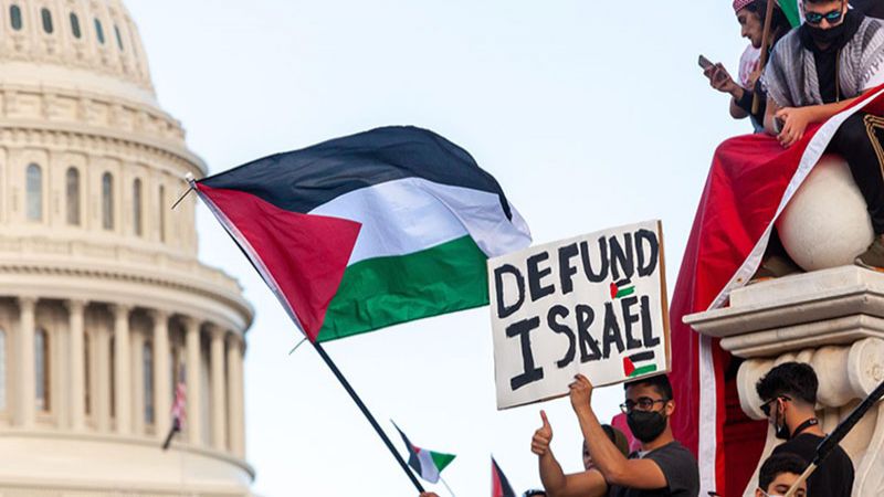 مظاهرات تعمّ ولايات أمريكية نصرةً لفلسطين وتنديدًا بدعم واشنطن لـ