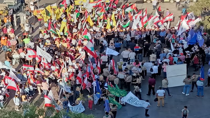 مسيرة شعبية في طرابلس تحيةً لفلسطين
