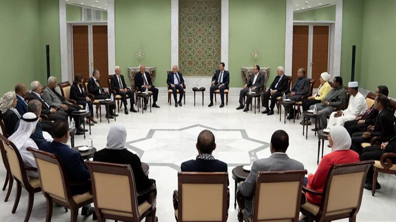 الرئيس الأسد لوفد من المؤتمر القومي الإسلامي: إنتصار غزة أثبت أن الشعب العربي ما زال متمسكاً بعقيدته وبهويته وانتمائه