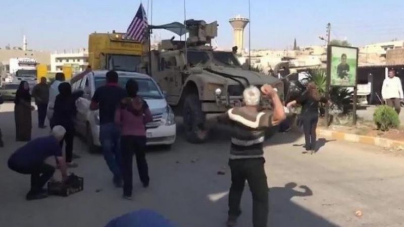 أهالي قرية فرفرة بريف الحسكة يُجبرون القوات الأمريكية و