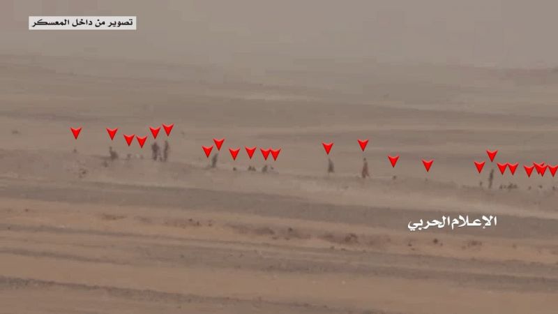 بالفيديو .. مشاهد نوعية لعملية استهداف معسكر العدوان في الوديعة